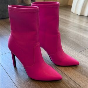 Nine West Fuchsia Heeled Boots